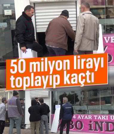 Antalya'da 'kar payı' vaadiyle 50 milyon lira toplayan kuyumcu kaçtı
