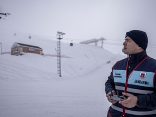 Palandöken’de Jandarma'dan kayak sezonunda tam mesai