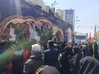 Ali Laricani için Tahran'da cenaze töreni düzenlendi