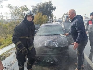 Antalya'da bir hafta önce satın aldığı araç alevlere teslim oldu