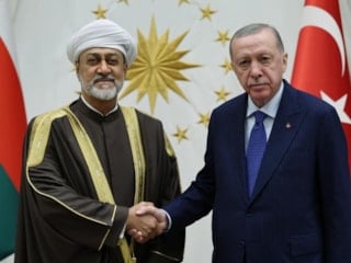 Cumhurbaşkanı Erdoğan, Umman Sultanı Heysem bin Tarık ile görüştü