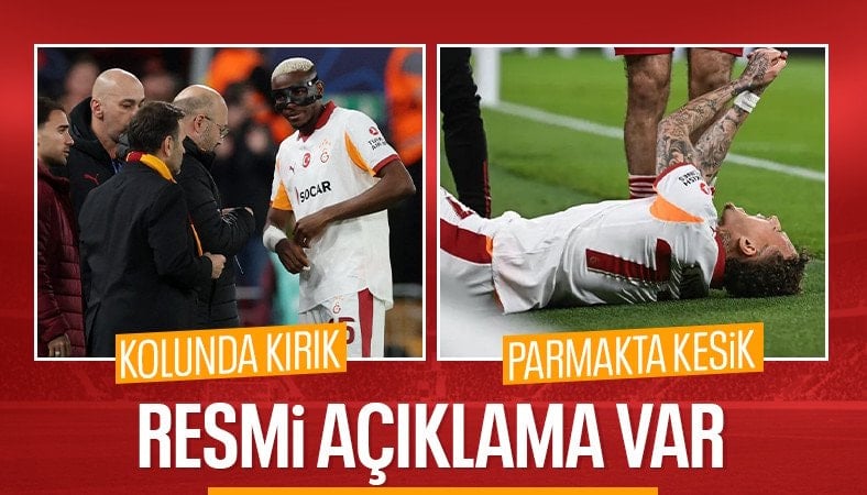 Galatasaray'dan Osimhen ve Lang ile ilgili kötü haberler