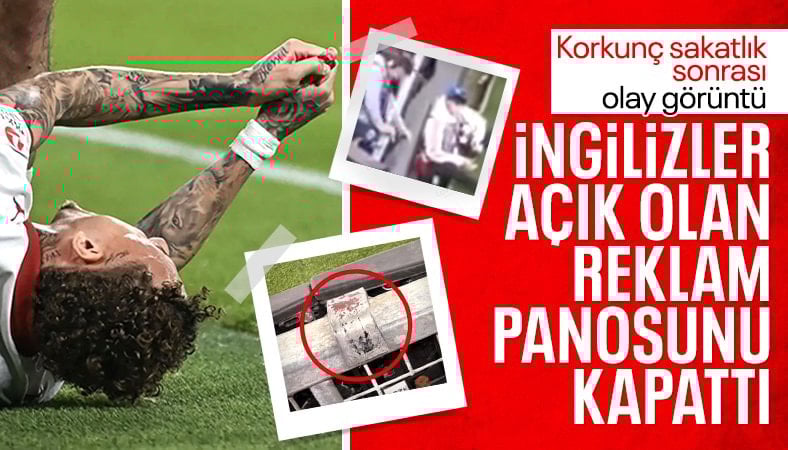 Noa Lang'in sakatlığı sonrası reklam panosuna müdahale edildiği ortaya çıktı