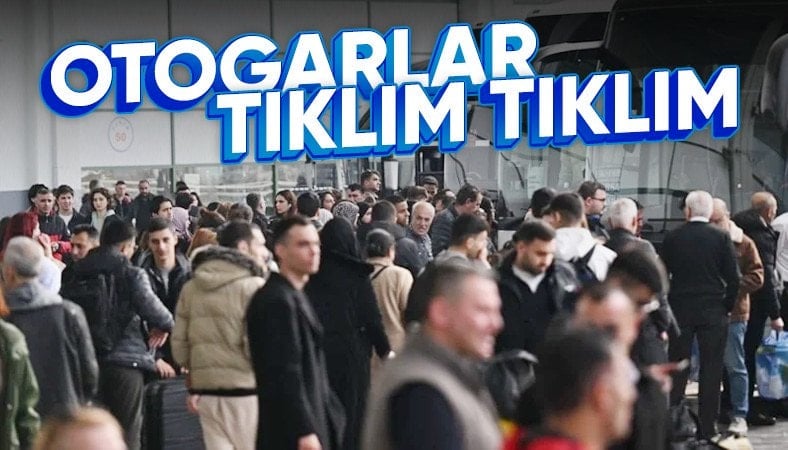 Bayram tatili öncesi otogarlar dolup taştı: Ek kapasite sağlandı