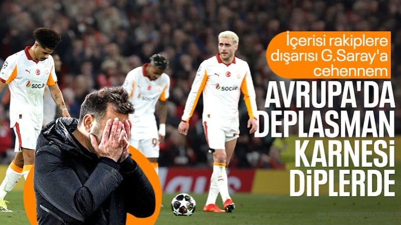 Galatasaray'ın Avrupa'da deplasman karnesi zayıf: Tek galibiyet Ajax'a karşı!