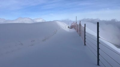 Tahtalı Dağı zirvesi bayrama taze karla hazırlandı