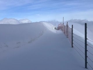 Tahtalı Dağı zirvesi bayrama taze karla hazırlandı