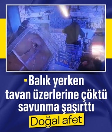 İstanbul'da balıkçının asma tavanı bebekli ailenin üzerine düştü: Doğal afet denildi