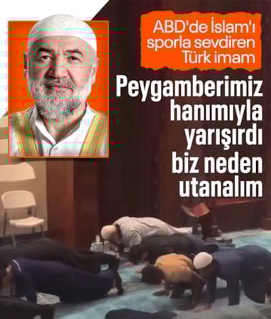 ABD’de camide şınav geleneğini başlatan Türk imam, sosyal medyanın ilgisini çekiyor