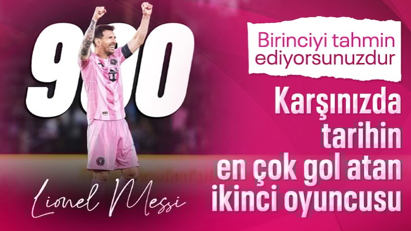 Lionel Messi kariyerindeki 900. golünü attı