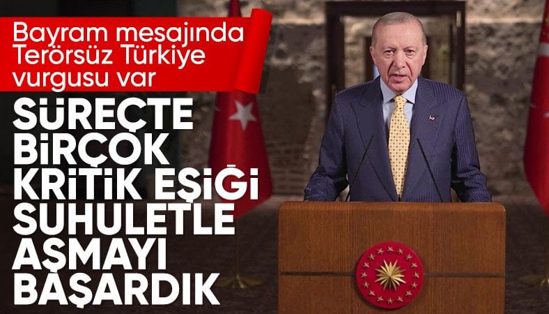 Cumhurbaşkanı Erdoğan'dan Ramazan Bayramı mesajı