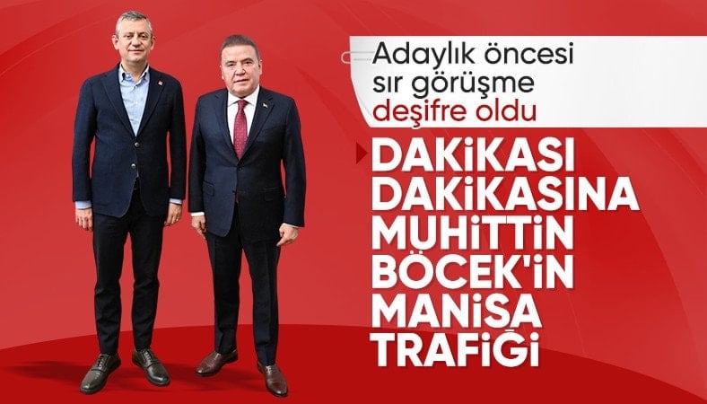 Muhittin Böcek'in yerel seçim öncesi Manisa ziyaretinin ayrıntıları