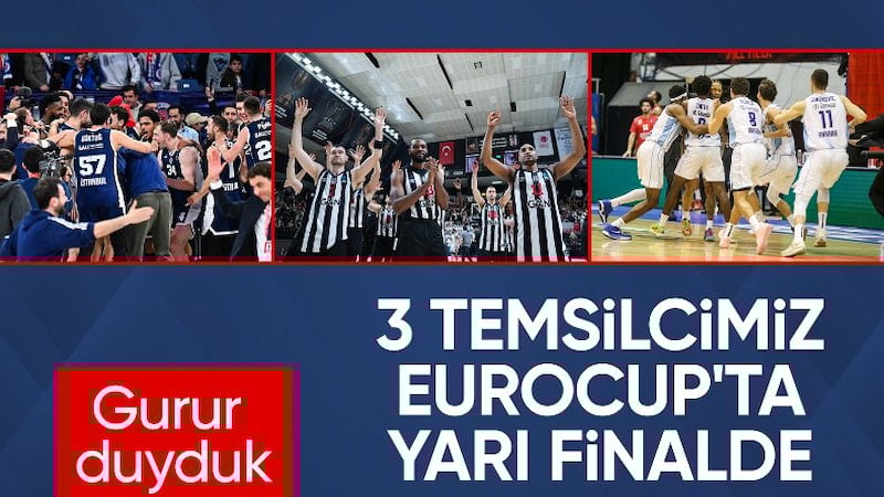 Basketbolda EuroCup'a Türkiye damgası