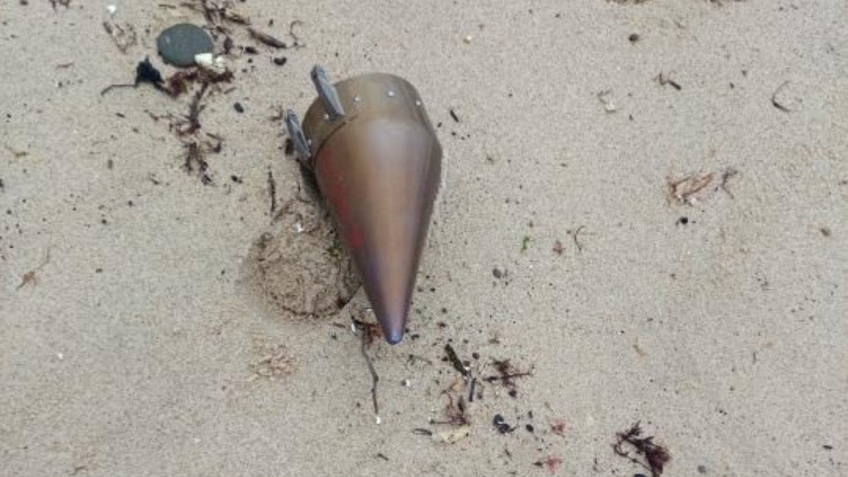 İstanbul Çatalca'da kıyıya füze başlığı vurdu