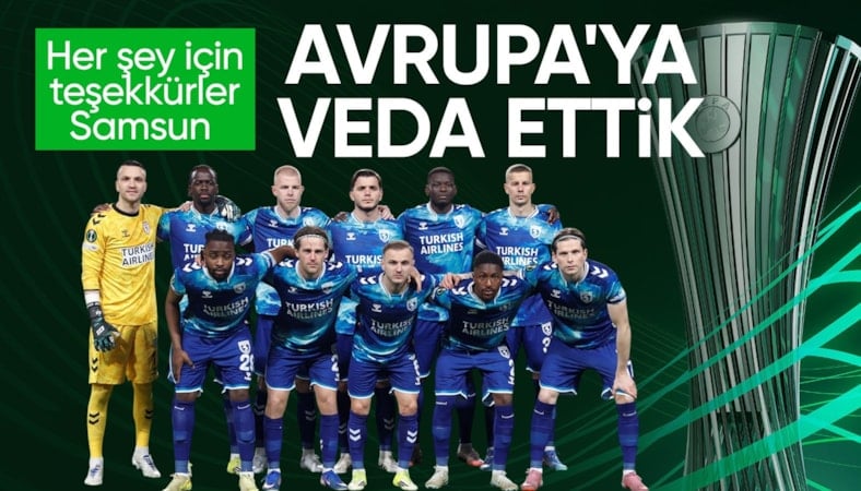 Samsunspor, Avrupa'ya veda etti!