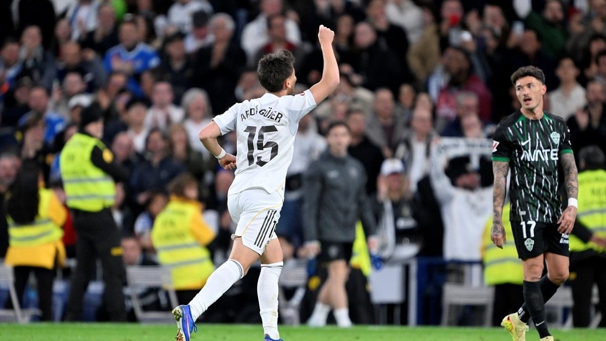 Arda Güler, Elche'ye kaç metreden attı? LaLiga resmen duyurdu