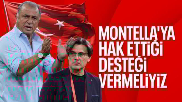 Fatih Terim'den Vincenzo Montella'ya destek mesajı