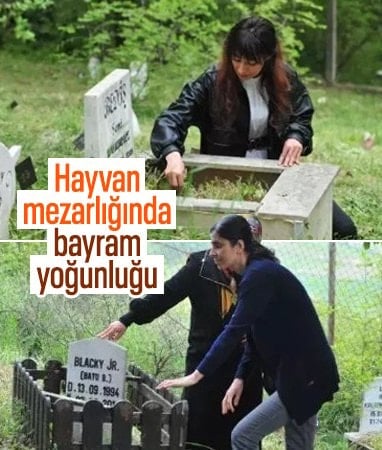 Bursa'da Türkiye'nin ilk evcil hayvan mezarlığına bayram ziyareti