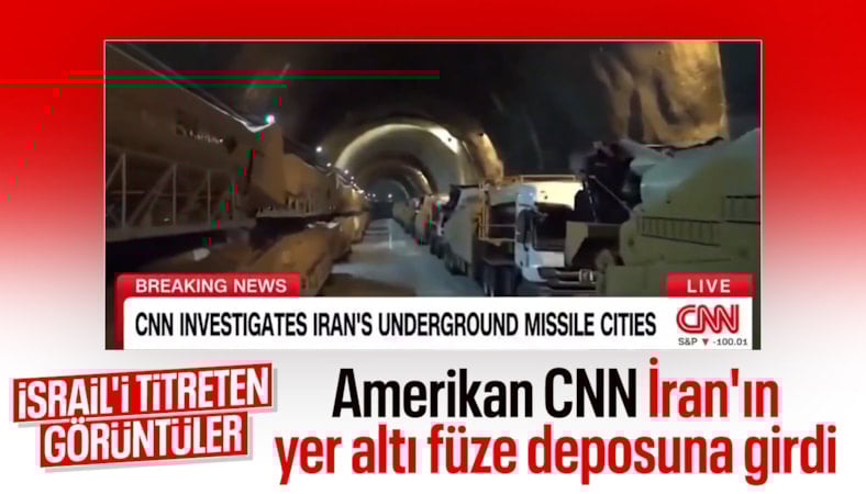 CNN, İran'ın yer altındaki füzelerini gösterdi