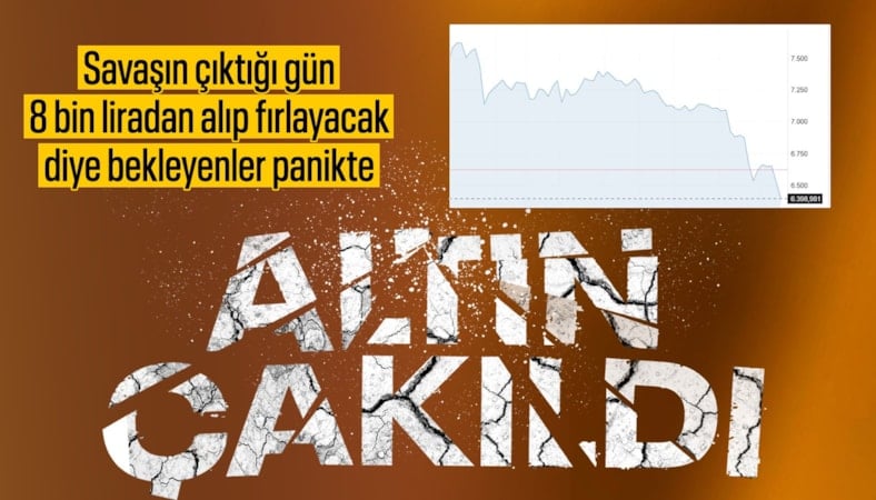 Altın fiyatları sert düştü