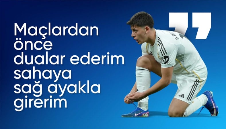 Arda Güler: Maçlardan önce dualar ederim