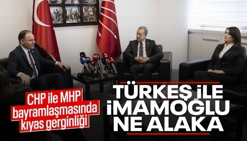 CHP ile MHP bayramlaşmasında dikkat çeken 'kıyas' diyaloğu