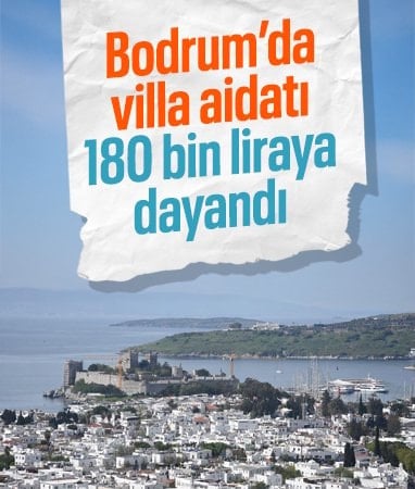 Bodrum'da rekor kıran site aidatları: 180 bin lira