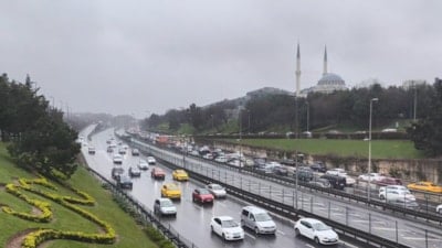 İstanbul'da trafik yoğunluğu
