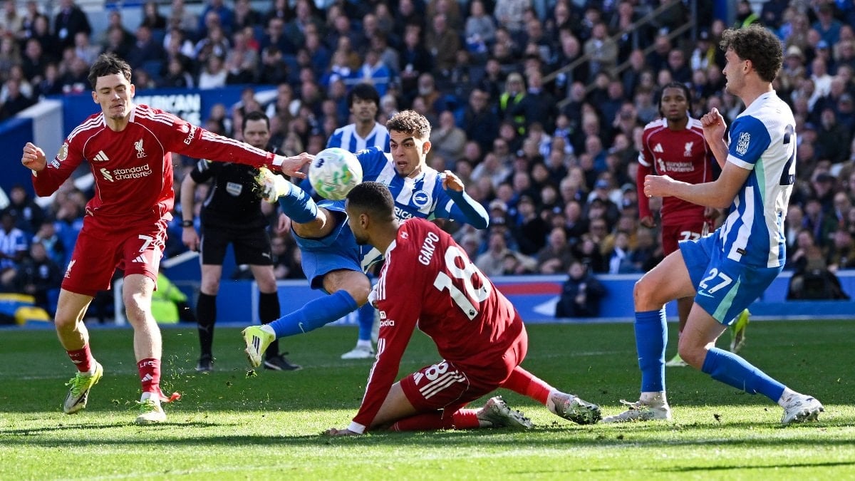 Premier Lig'de Liverpool, Brighton'a mağlup oldu