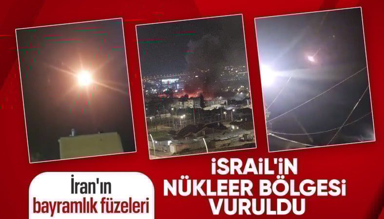 İran, İsrail'in güneyinde bulunan Dimona kentini vurdu