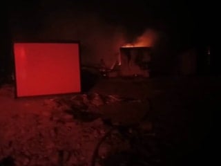 Adıyaman'da işçilerin kaldığı konteynerlerde korkutan yangın