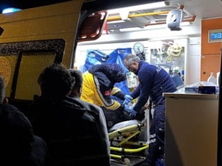 Bolu'da alacak verecek kavgası kameraya yansıdı