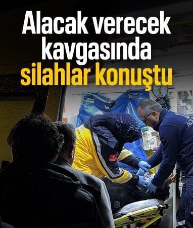 Bolu'da alacak verecek kavgası kameraya yansıdı