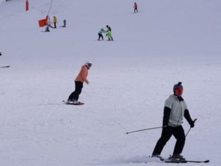 Erzurum Palandöken'de kayak keyfi