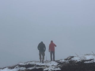 Kastamonu'da bayram tatilinde kar yağışının tadını çıkardılar