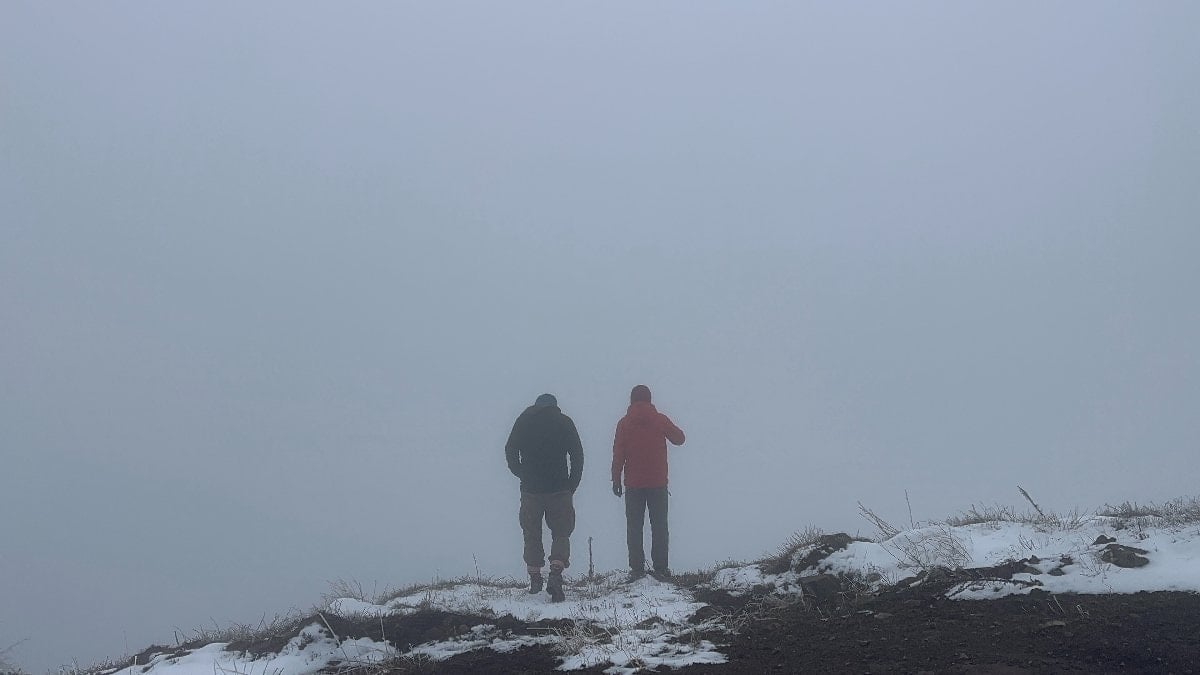 Kastamonu'da bayram tatilinde kar yağışının tadını çıkardılar