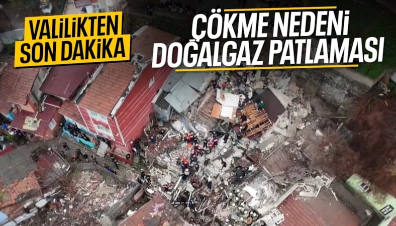 Fatih'te çöken binaya ilişkin İstanbul Valiliği'nden açıklama geldi