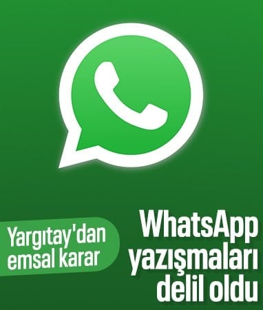 WhatsApp yazışmaları alacak verecek davasında delil olarak sayıldı