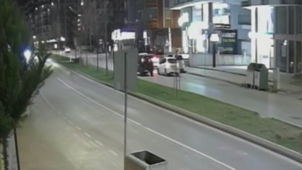 Samsun'da 1 kişinin öldüğü motosiklet kazası kamerada