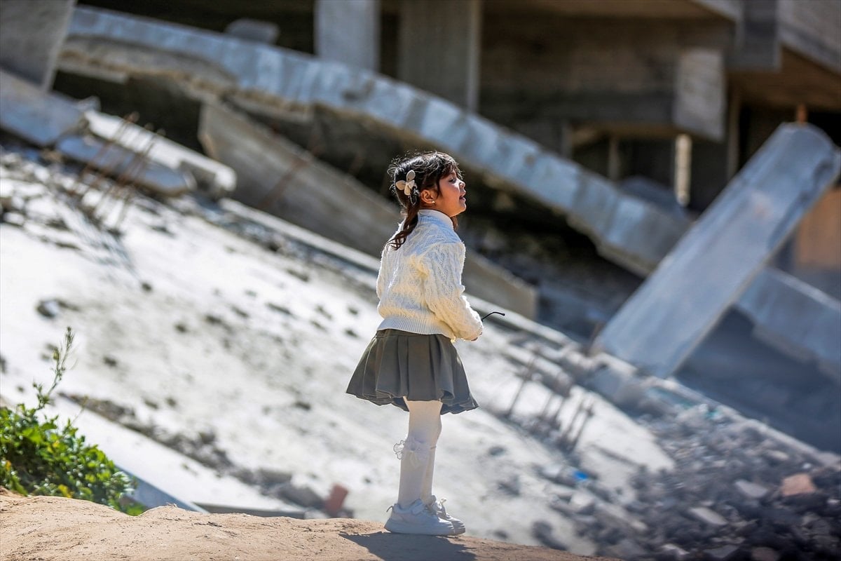 Gazze’de enkazın ortasında bayram sevinci