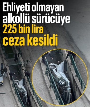 Karabük'te ehliyetsiz ve alkollü sürücüye 225 bin TL ceza