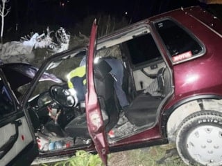 Kütahya'da otomobil şarampole yuvarlandı: 4 yaralı