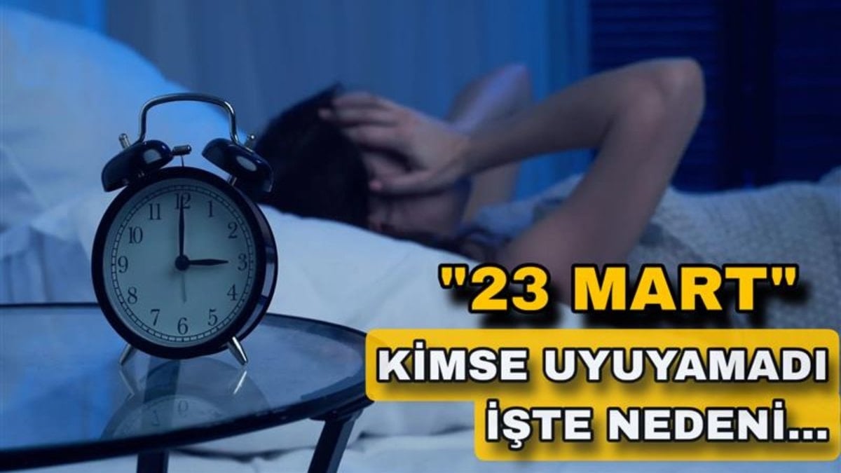 Dün gece milyonların "uyuyamama" sebebi öğrenildi