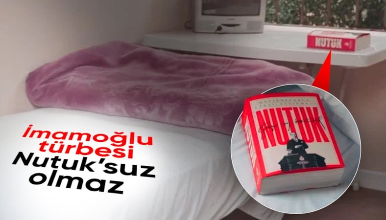 Ekrem İmamoğlu'nun Silivri'de sergilenen cezaevi maketine Nutuk konuldu