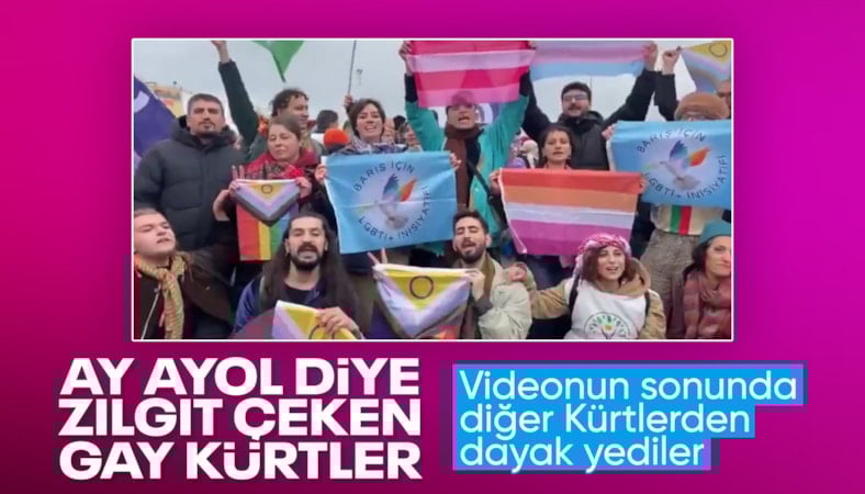 LGBT'li grup Nevruz etkinliğine katıldı: Ay, ayol, azadi