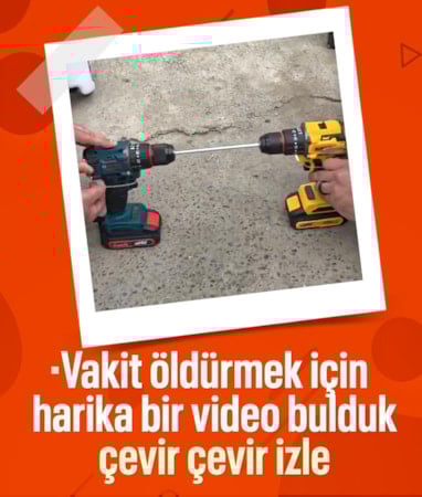 Hırdavatçıdan 'matkap dövüşü' turnuvası