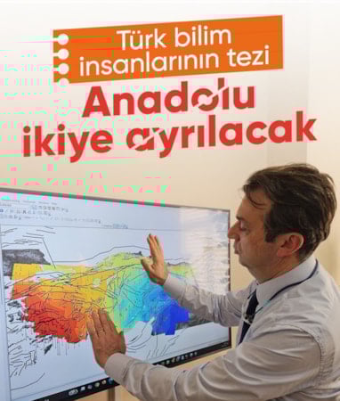 Anadolu’nun gelecekte ikiye ayrılabileceği gerinim hattı uluslararası dergide