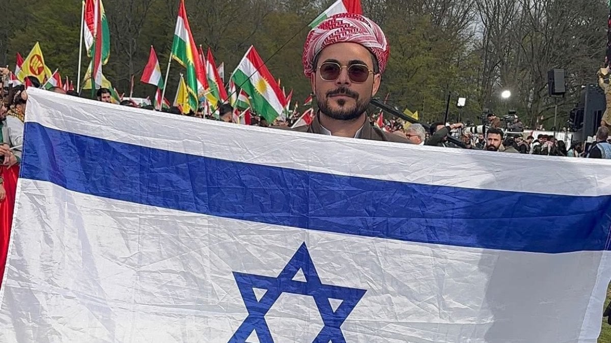 Almanya'da Nevruz kutlamalarında İsrail bayrağı açıldı