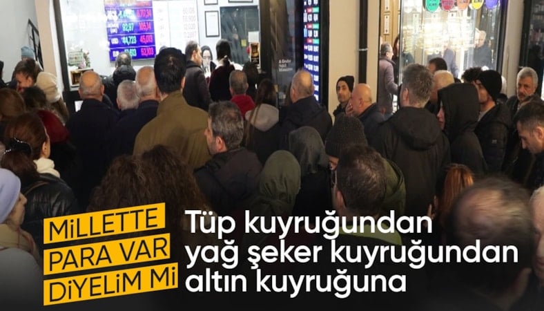 Altın düşer düşmez Kapalıçarşı’ya akın: Kuyruklar oluştu, talep patladı