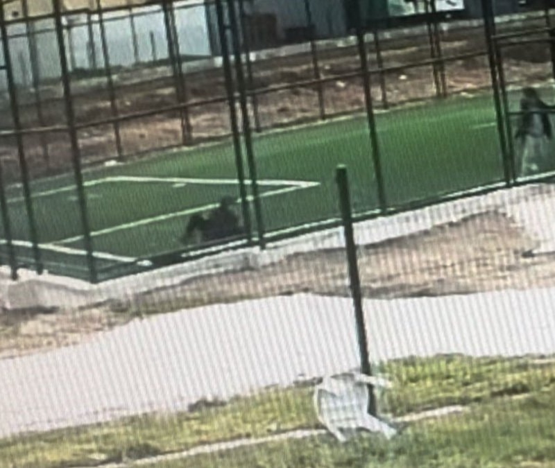 Edirnede çocuk parkında silahlar konuştu